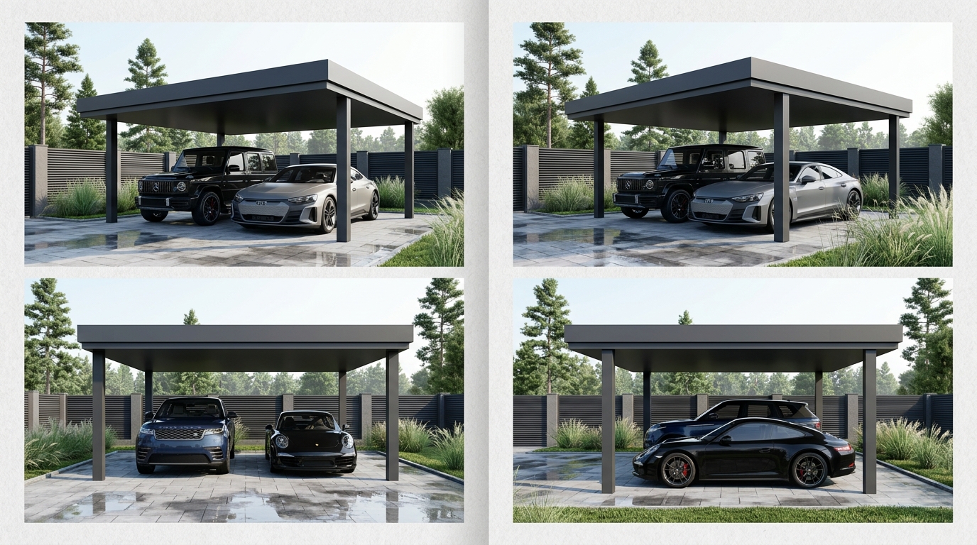 CARPORT CLASSIC – Класически за два автомобила