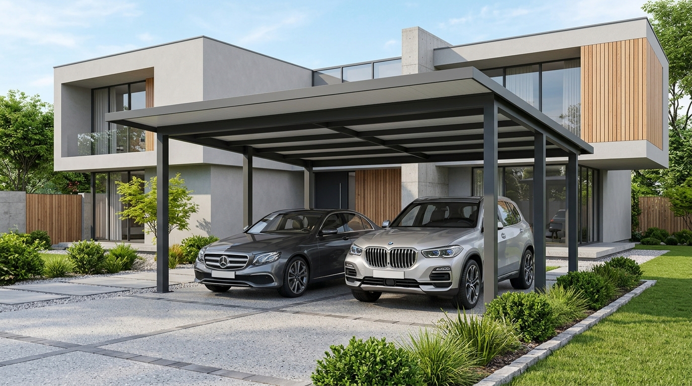 CARPORT DUO – За два автомобила